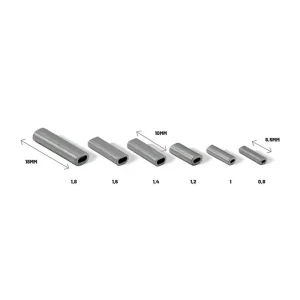 Tubes Colmic Oval Alluminium
