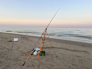 pesca dalla spiaggia