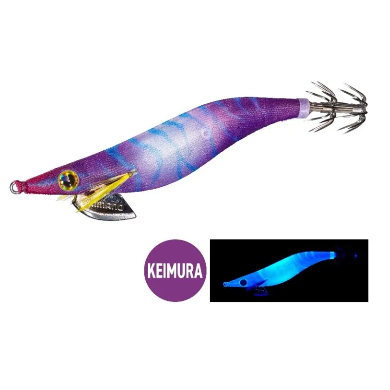 Totanara Egi Shimano Sephia Clinch FB Rattle 15g Purple Prawn