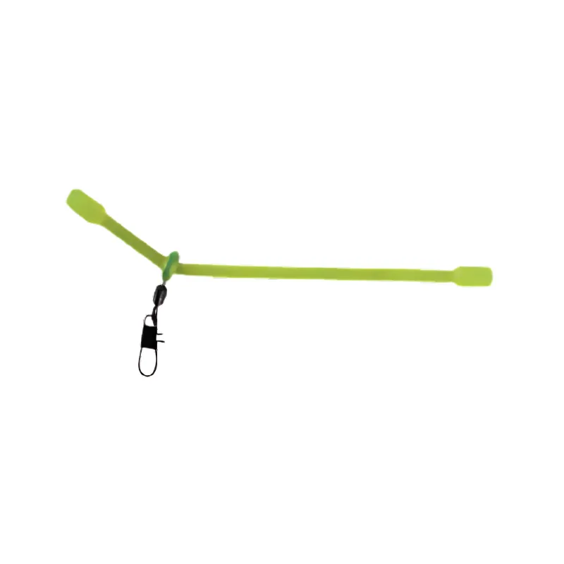 Antitangle storto fluo Filpesca con girella-moschettone 10 cm