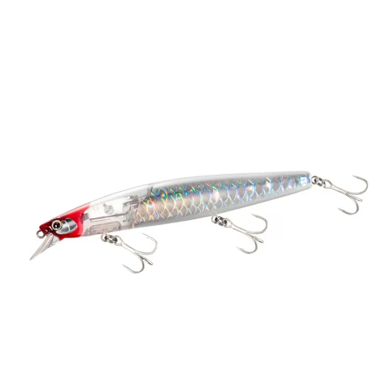 Artificiale Jerkbait Shimano Exsence Silent Assassin FB 129mm 24 gr Red Head