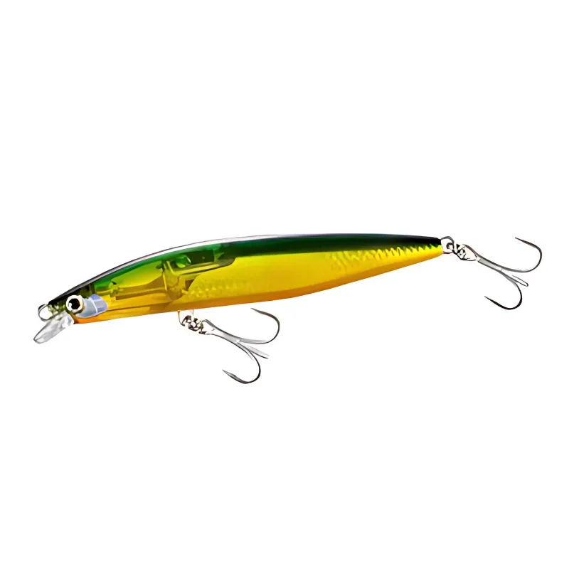 Artificiale Jerkbait Shimano Exsence Strong Assassin AR-C 125mm 27 gr Green Gold