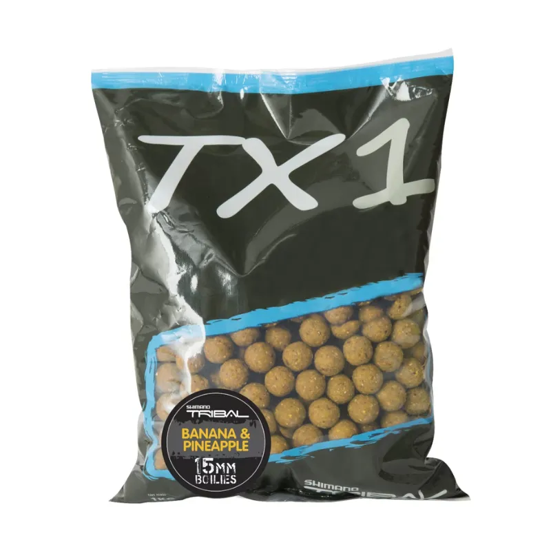 Boilies Shimano TX1 Banana & Pineapple 1 kg