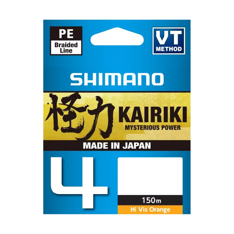 Trecciato Shimano Kairiki 4 150 mt Orange