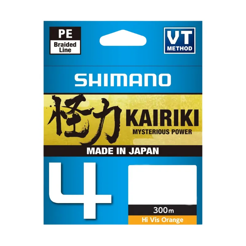 Trecciato Shimano Kairiki 4 300 mt Orange