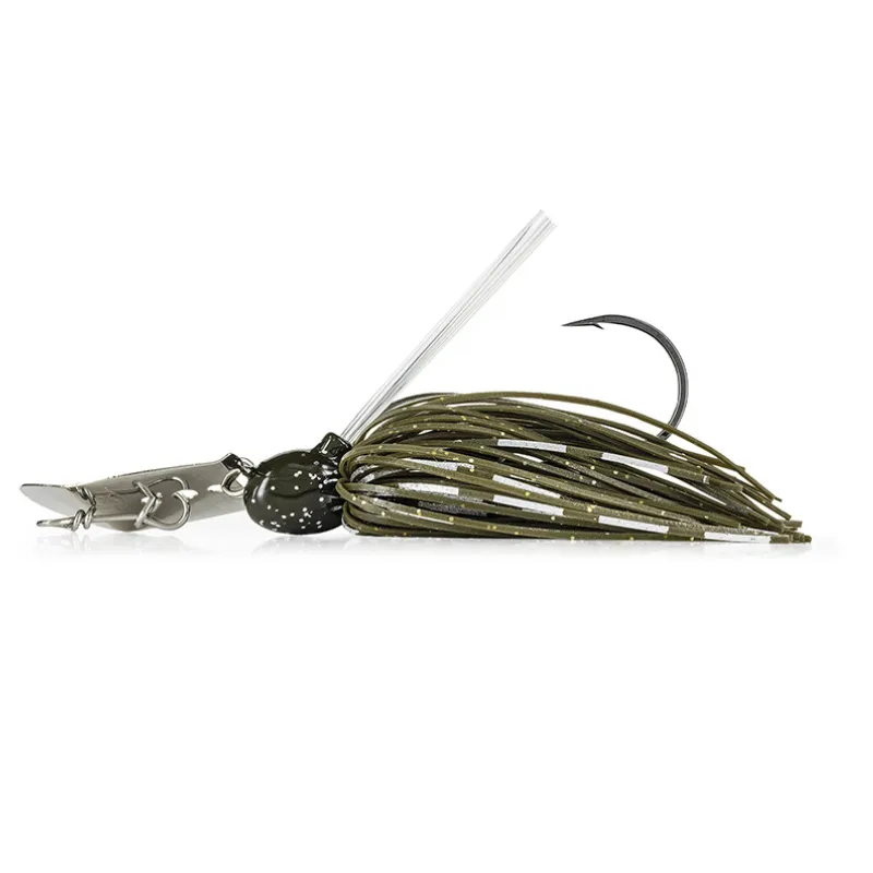 Artificiale Chatterbait Molix Compact Blade Jig 10.5 gr Green Pumpkin