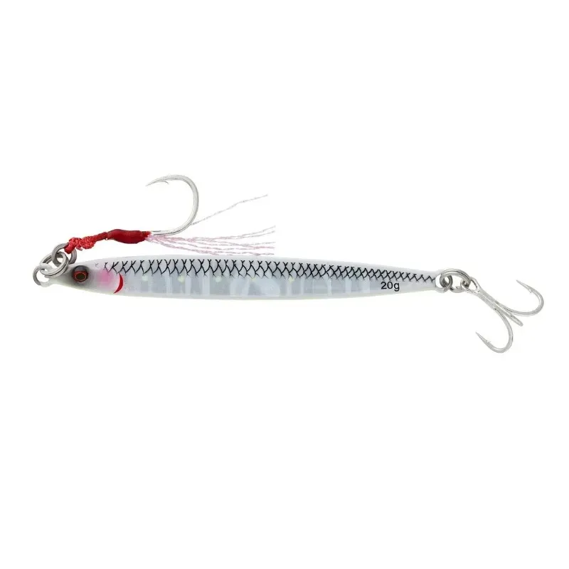 Artificiale Metal Jig Savage Gear Sardine Slider Micro 8.5 cm 20 gr White Glow