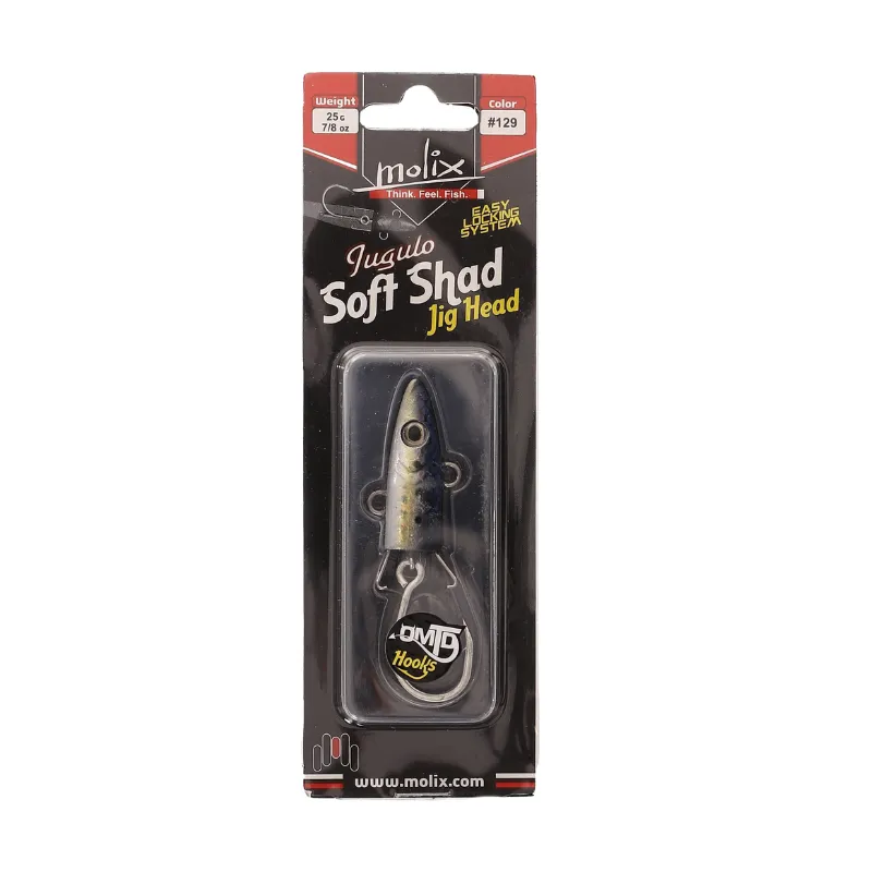 Artificiale Shad Molix Jugulo Jig Head 25 gr Sarda