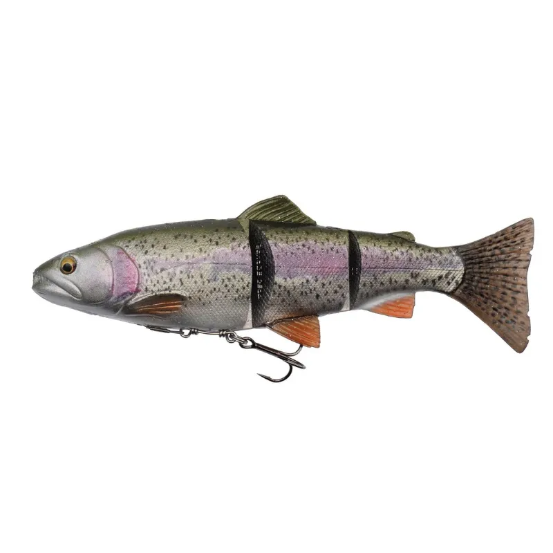 Artificiale Swimbait Savage Gear 4D Line Thru Trout 15 cm 40 gr Rainbow