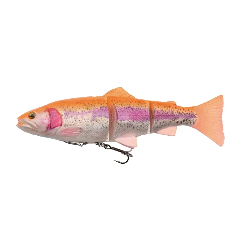 Artificiale Swimbait Savage Gear 4D Line Thru Trout 20 cm 93 gr Golden Albino