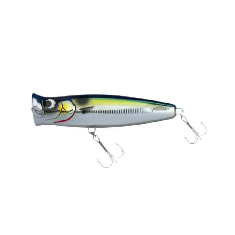 Artificiale Popper Fishus Ubuntu Big Cup 15 cm 93 gr Chrome Pilchard