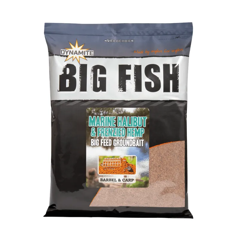 Pastura Dynamite Big Fish Groundbait Halibut & Frenzied Hempseed 1.8 kg