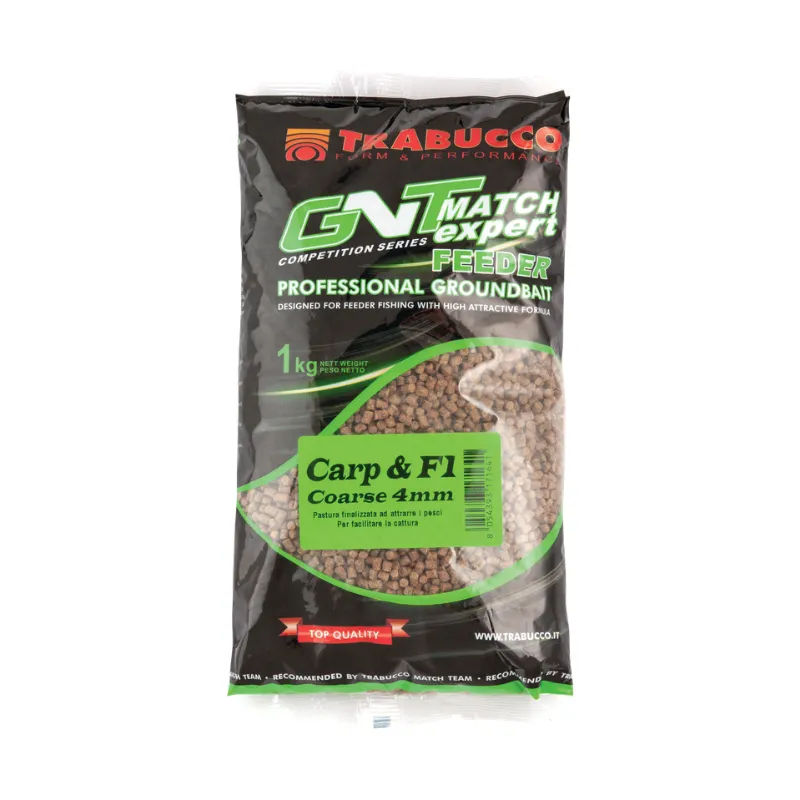 Pellets Trabucco Feeder Carp & F1 4 mm 1kg
