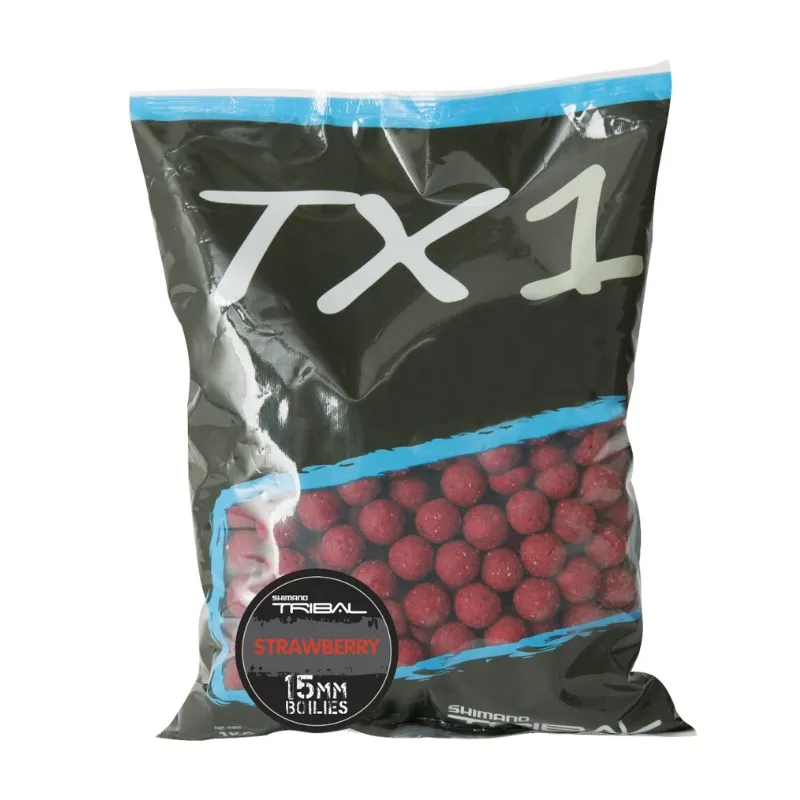Boilies Shimano Bait TX1 Strawberry 5 kg