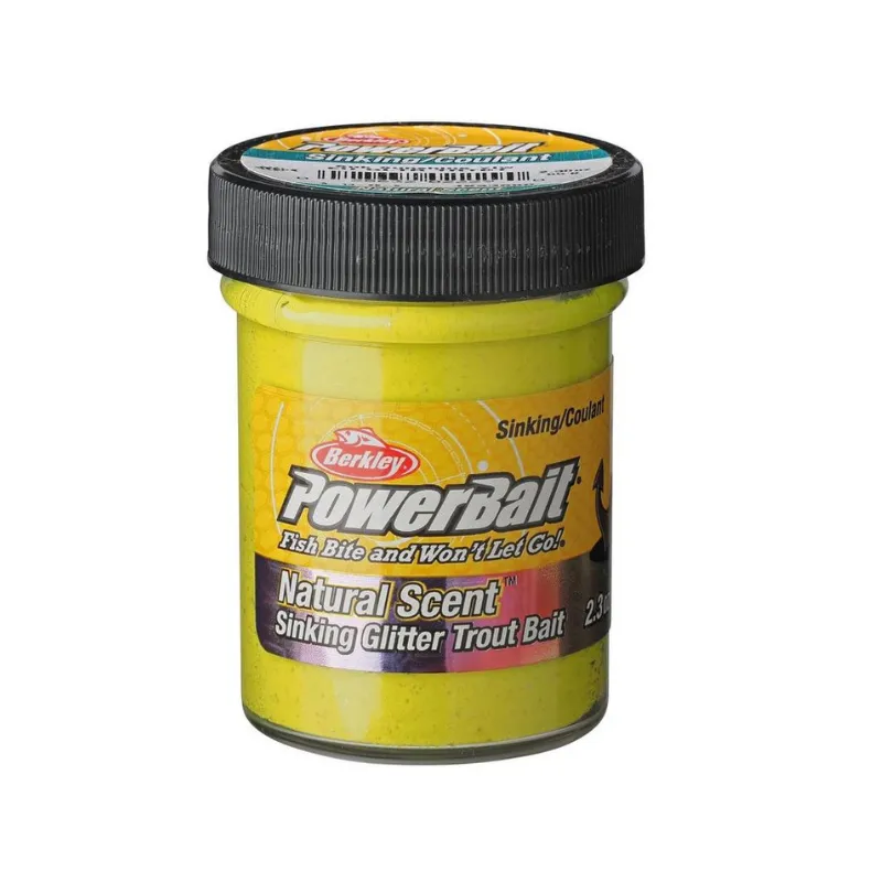 Pasta da Innesco Berkley Sinking Trout Dough Yellow Glitter