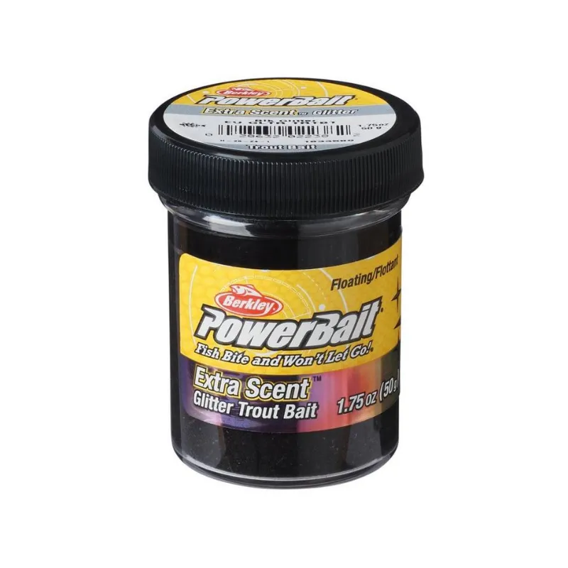 Pasta da Innesco Berkley Floating Trout Dough Black Glitter