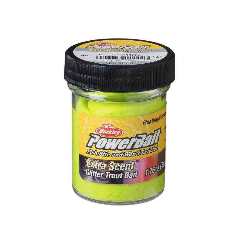 Pasta da Innesco Berkley Floating Trout Dough Chartreuse Glitter