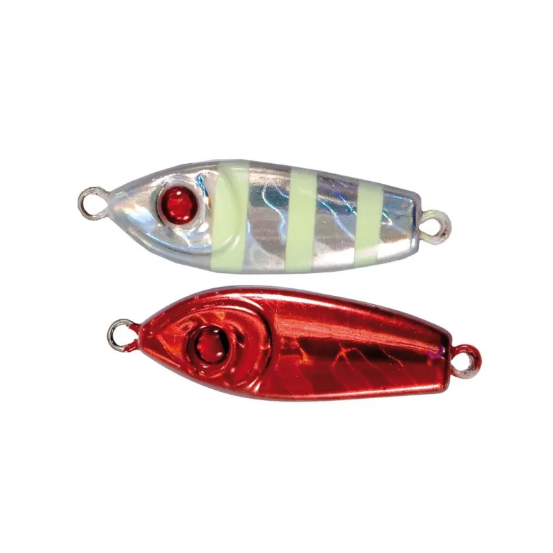 Artificiale Metal Jig Nomura Kimi 4.5 cm 20 gr Red Silver
