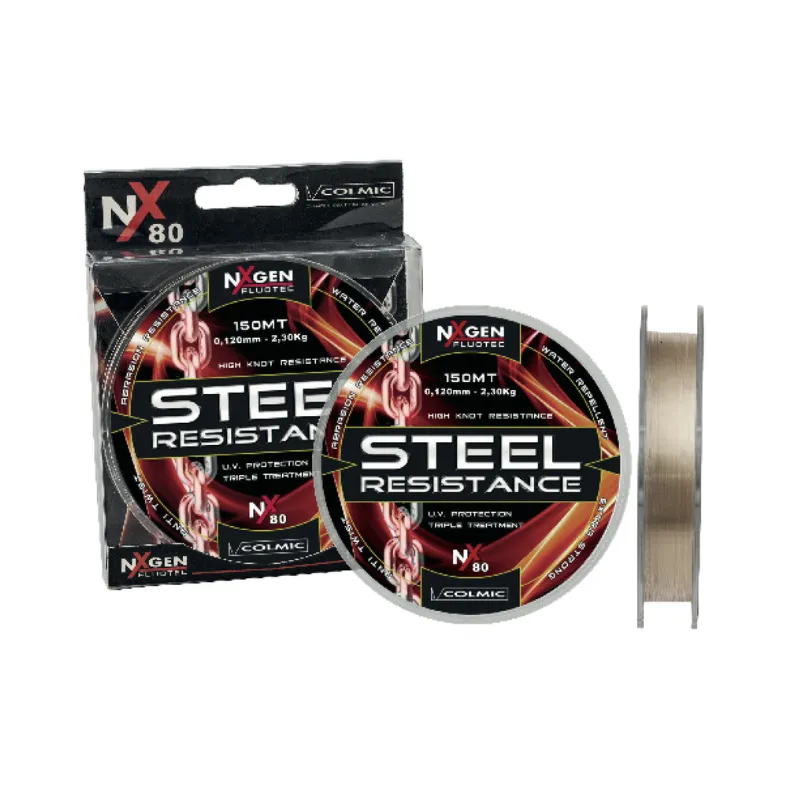 Monofilo Colmic NX80 Steel Resistance 300 mt