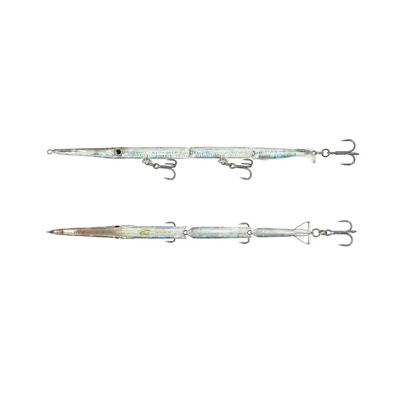 Artificiale Pencil Bait Jack Fin Stylo 150 Jointed Ghost White