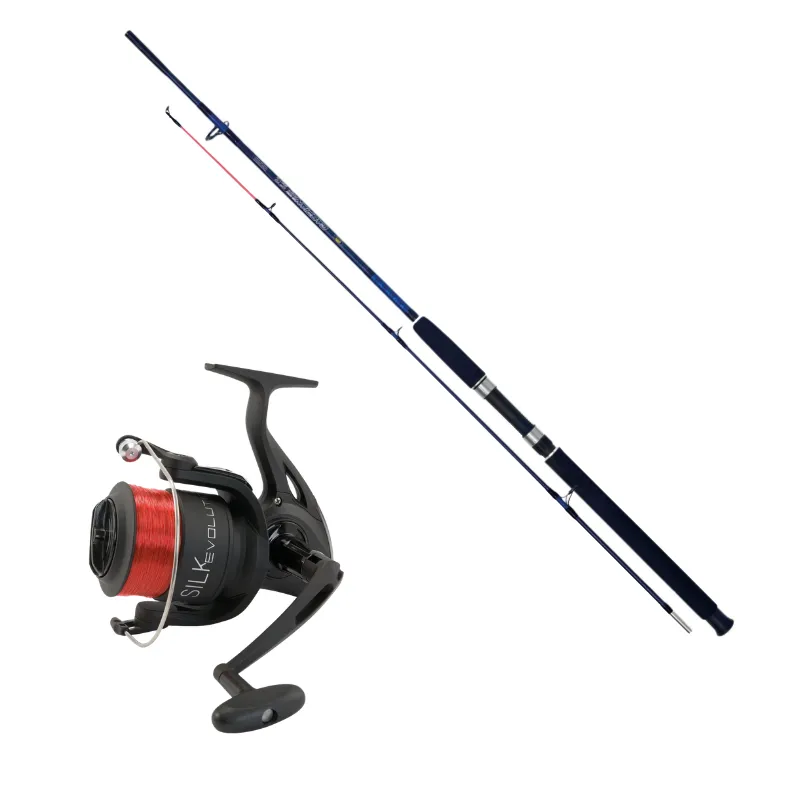 Combo Sabiki Lineaeffe Caspian Pro 1.65 mt 250 gr + Vigor Silk 70 cfilo