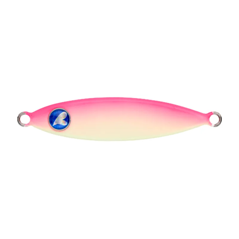 Artificiale Metal Jig BlueBlue Searide Mini 4 cm 9 gr Pink Glow