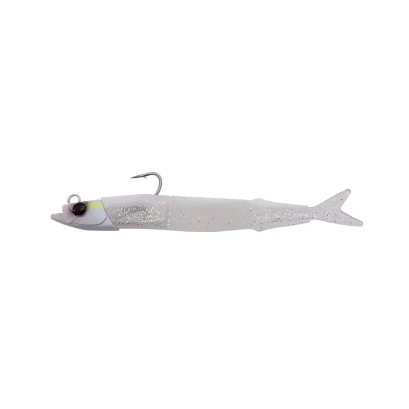 Artificiale Shad Duo Bay Ruf BR Waver ZN 13.5 cm 10 gr White Back