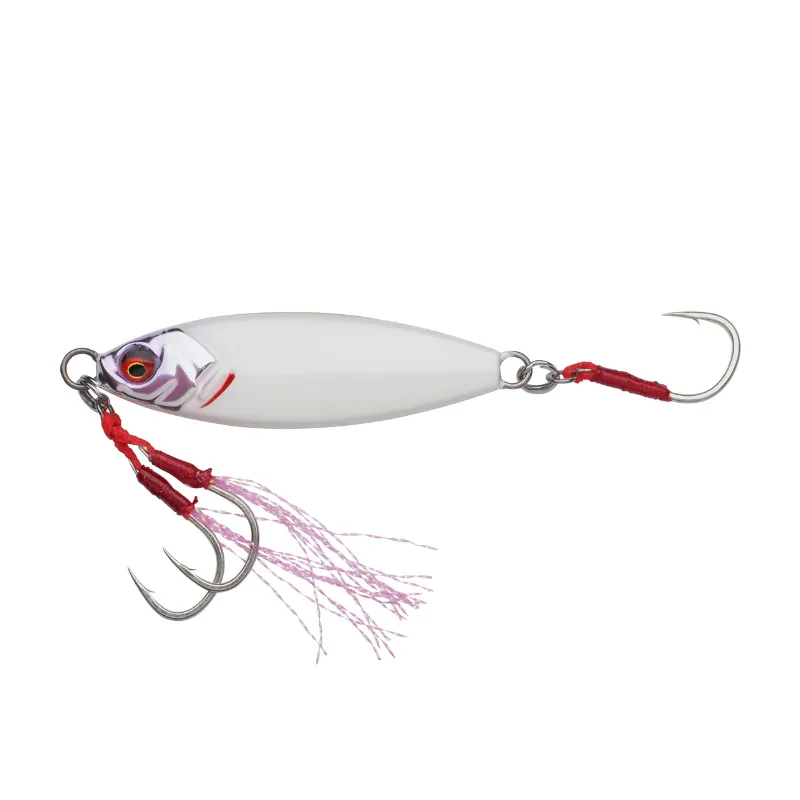 Artificiale Metal Jig Savage Gear Slow Seeker 6 cm 40 gr White Flash
