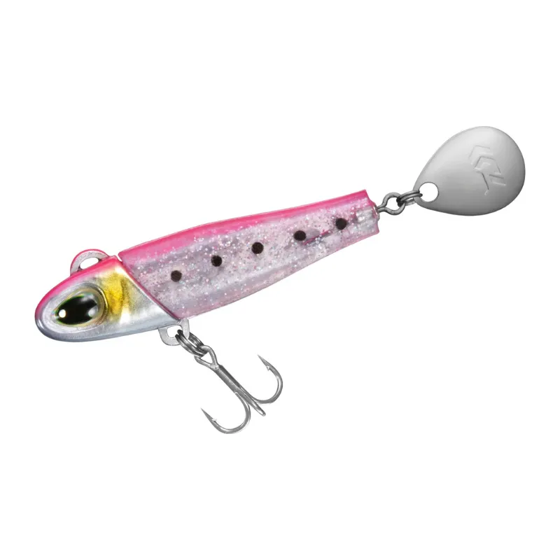 Artificiale Metal Lure Daiwa MG Little Spin 4 cm 5 gr Keimura Pink Iwashi